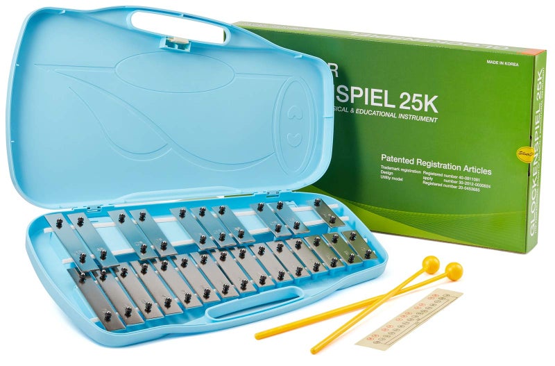 SilverStar غلوكenspiel فضي محترف 25 نغمة لآلة موسيقية للأطفال آلات الإيقاع آلة الإكسيلوفون - Image 5